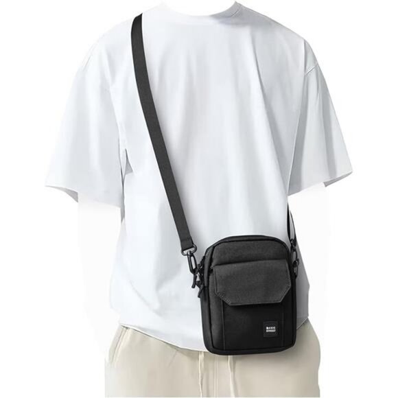 Crossbody Bag for Mens,Travel Passport Wallet Bag for Men for Cell - Picture 7 of 7